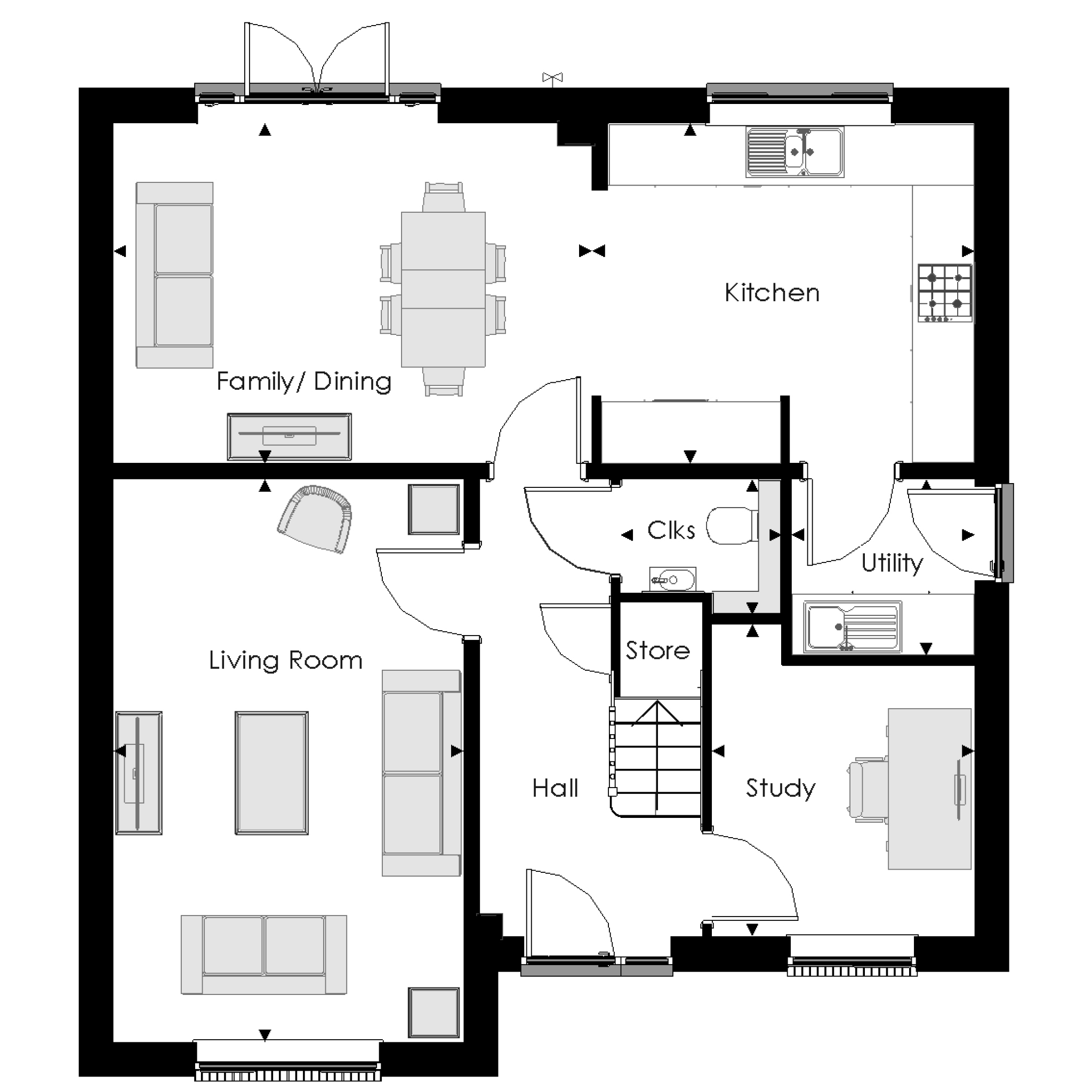 Desford Lane, Ratby floorplan