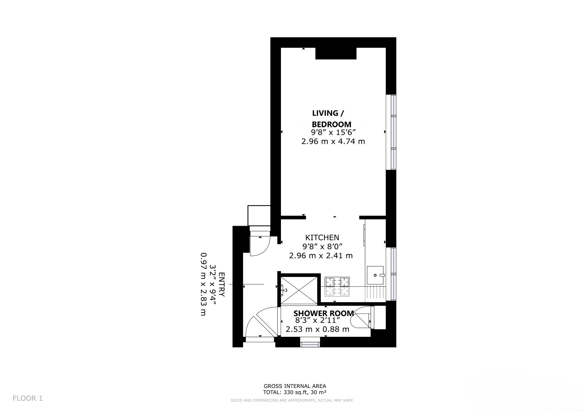 56b, Cranborne Avenue, Maidstone floorplan