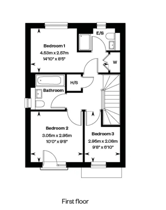 Plot 823 The Cheyney,, Kings Barton At Monarchs Mead, Winchester floorplan