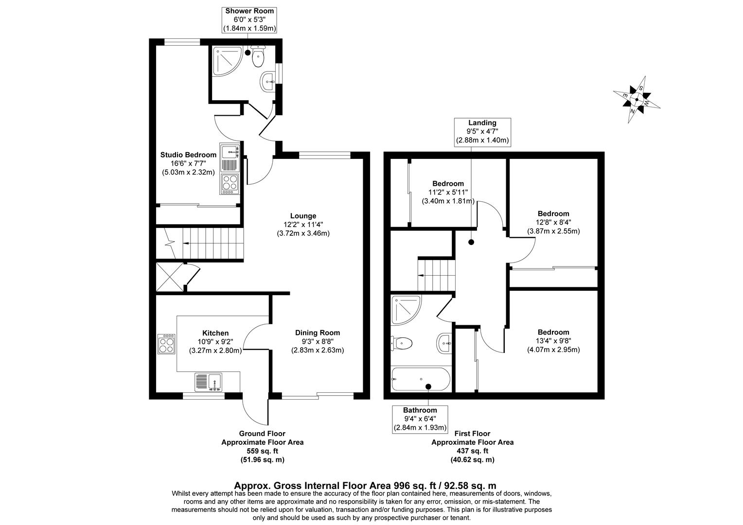 90, Grimsdyke Road, Pinner floorplan