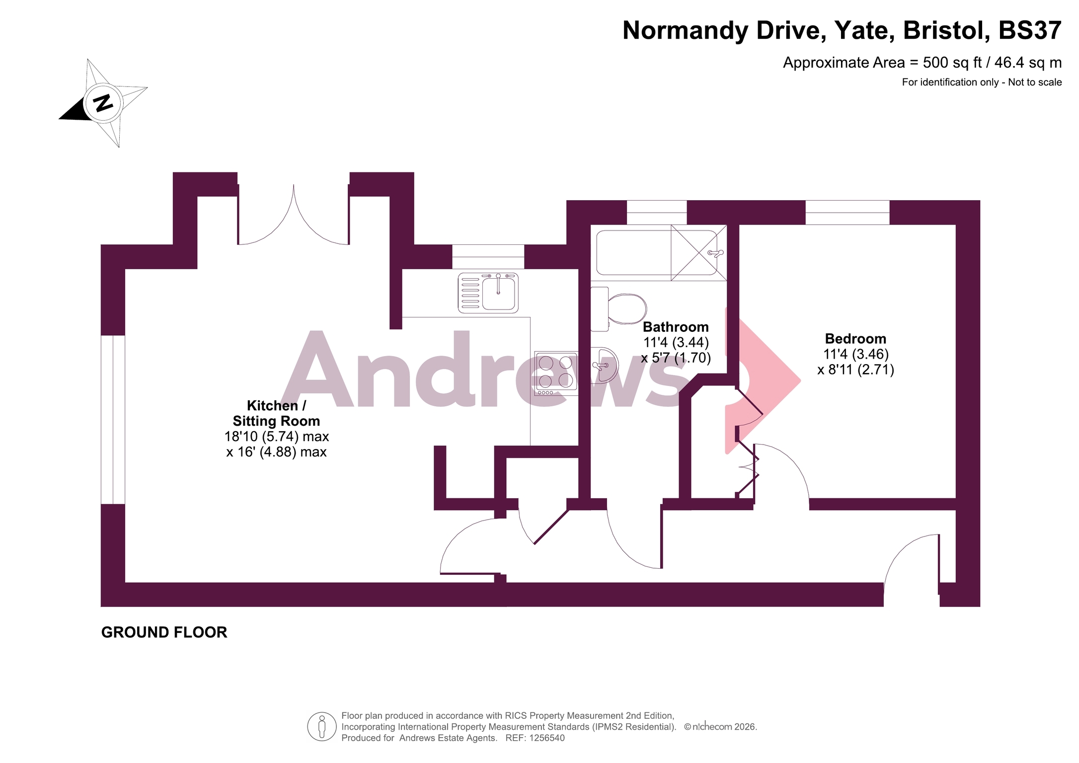 3, Normandy Drive, Bristol floorplan