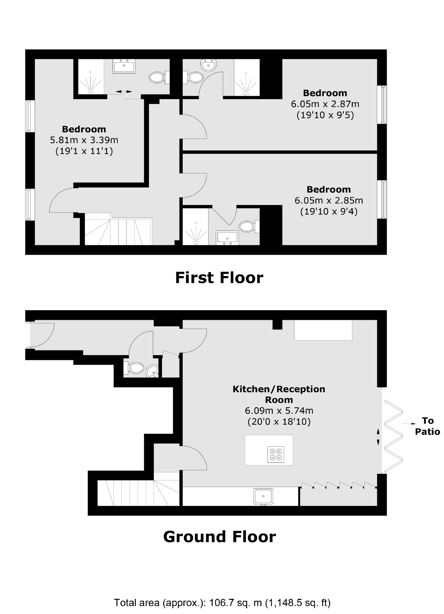 77, Brighton Road, Surbiton floorplan