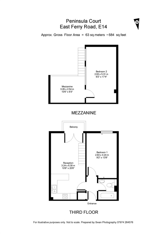 2 Bedrooms Flat to rent in East Ferry Road, London E14