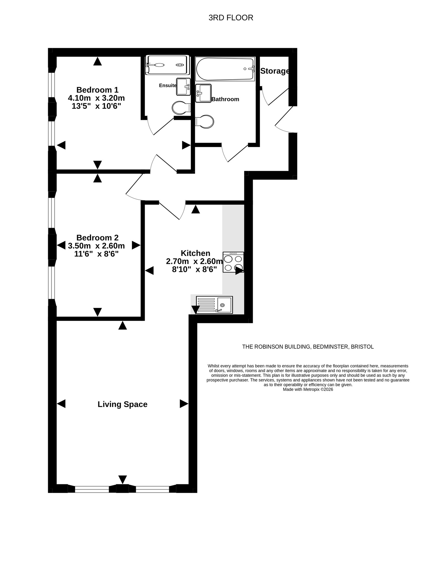 3007 The Robinson Building, BRISTOL floorplan