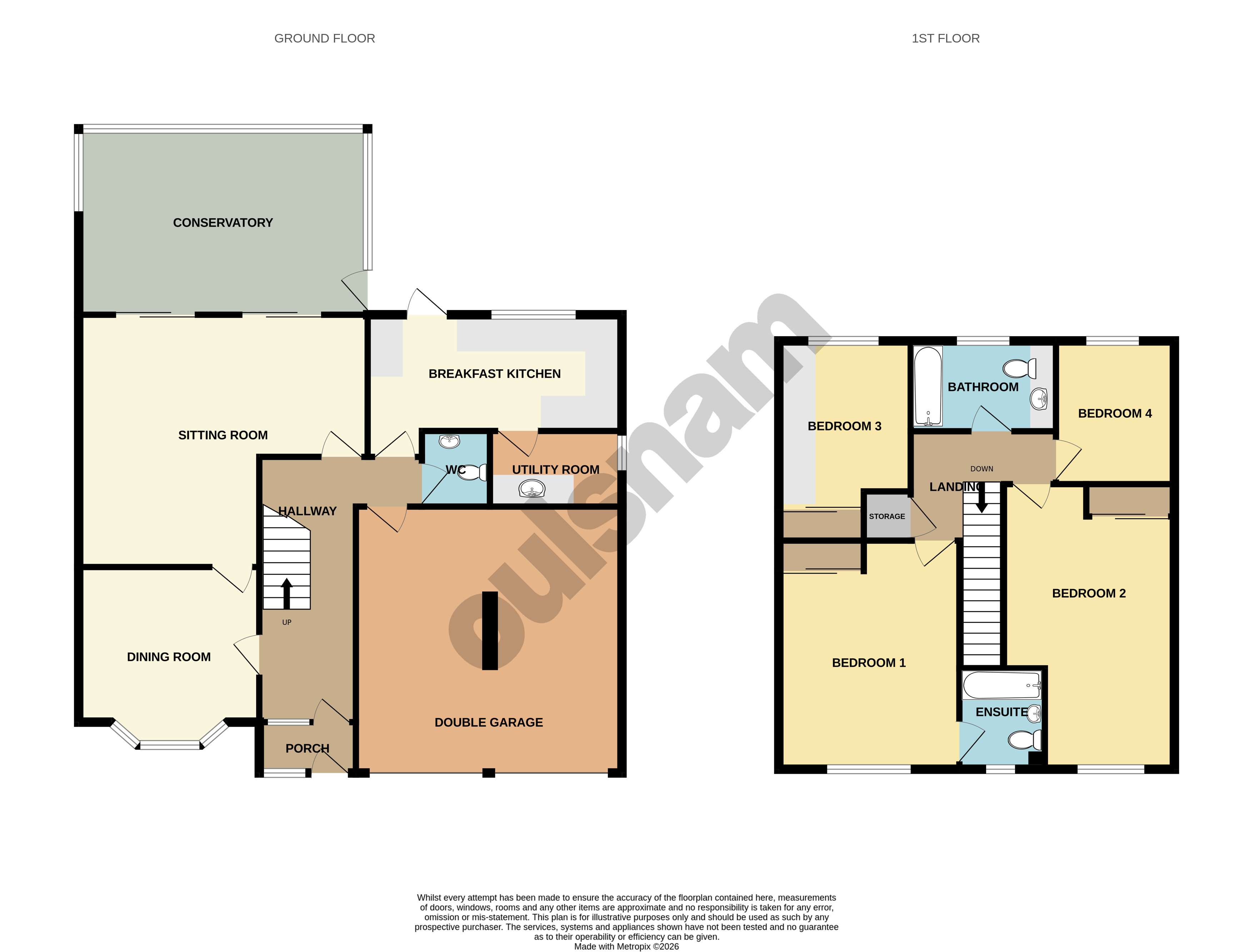 6, Pool Meadow Close, West Midlands floorplan