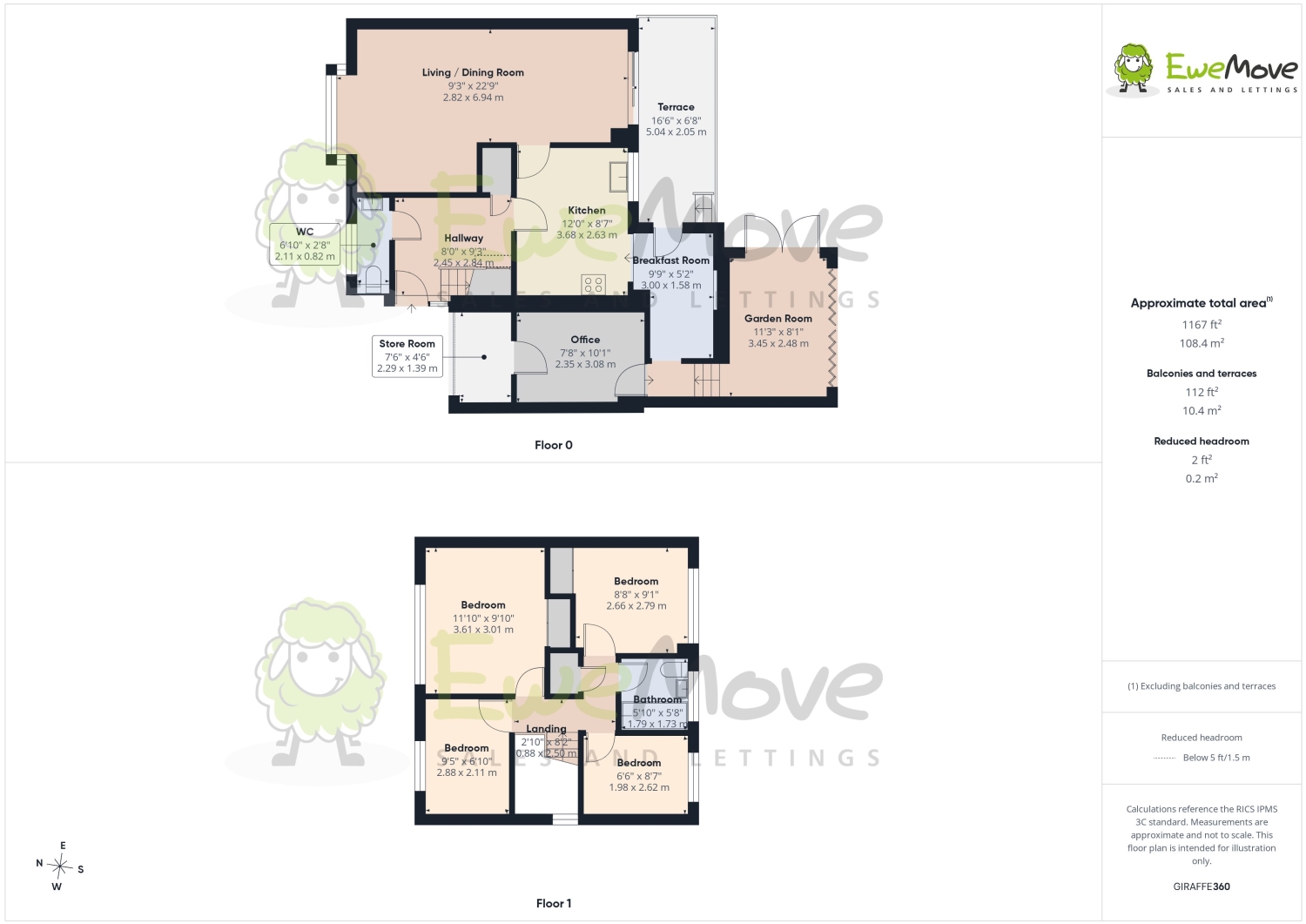 54, Dowthorpe Hill Earls Barton, Northampton floorplan