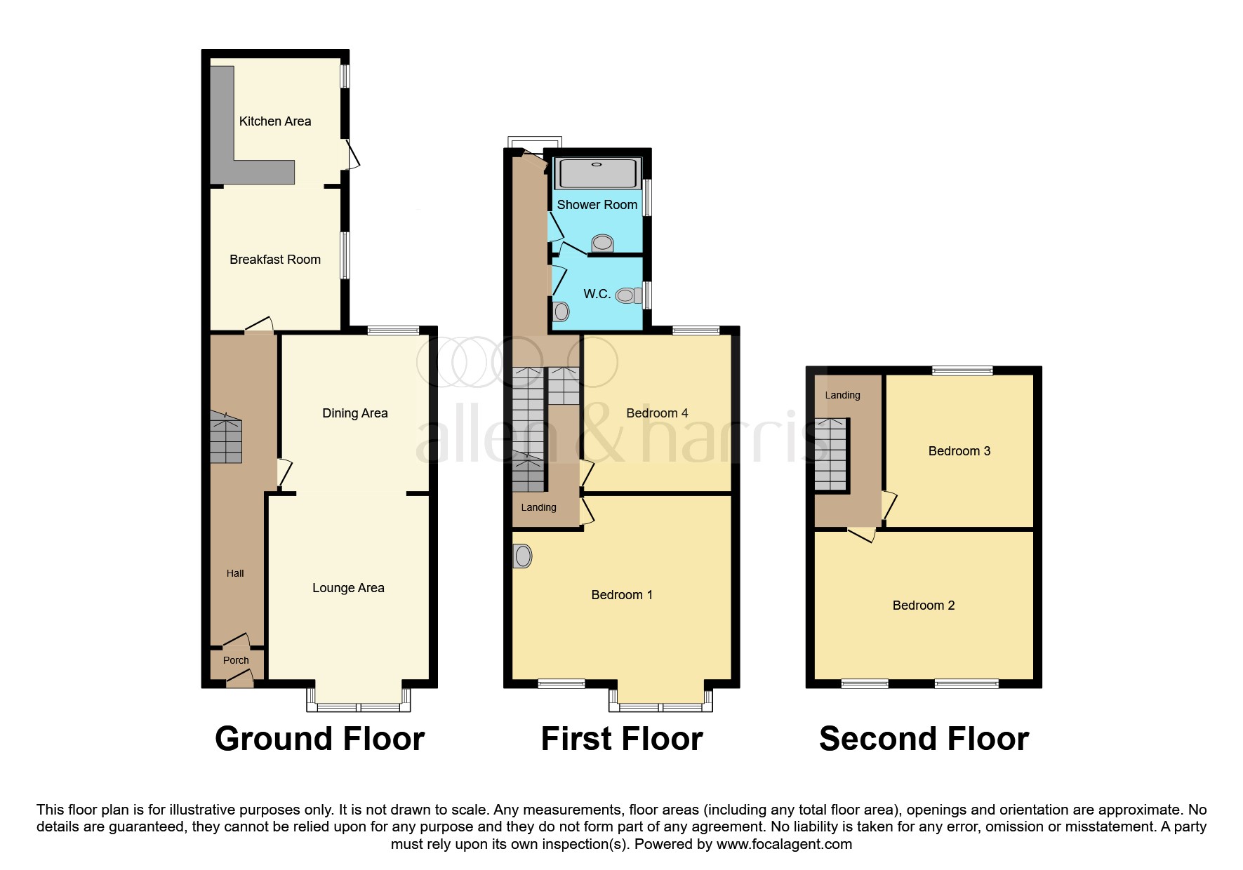 Romilly Road, Barry floorplan
