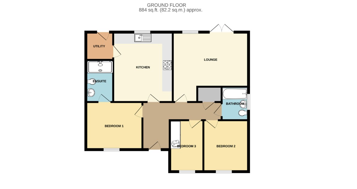 18, Sedgemoor Close, Weston-super-Mare floorplan
