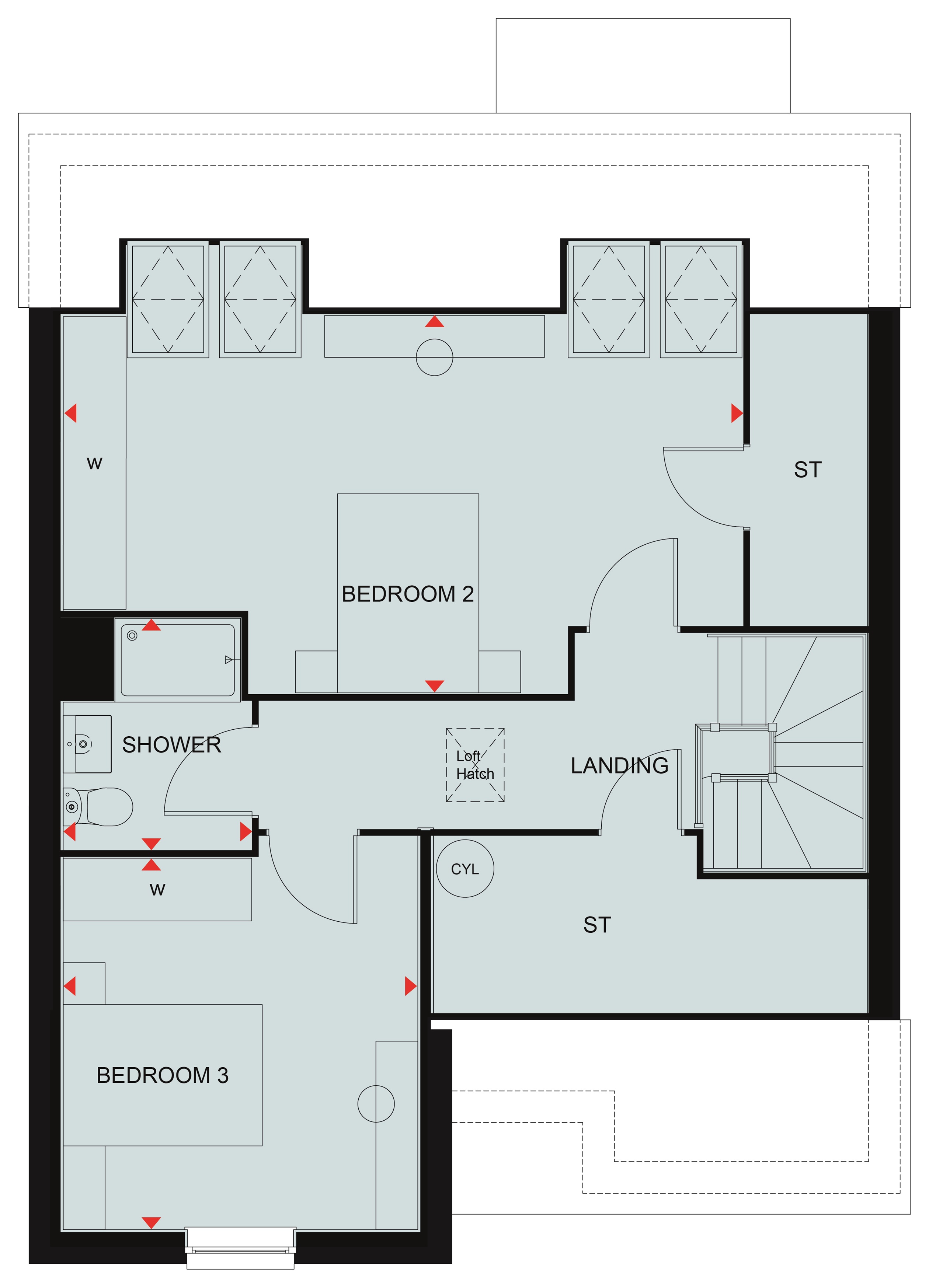 H91611, Fossil Bay, Clappers Lane, Earnley floorplan