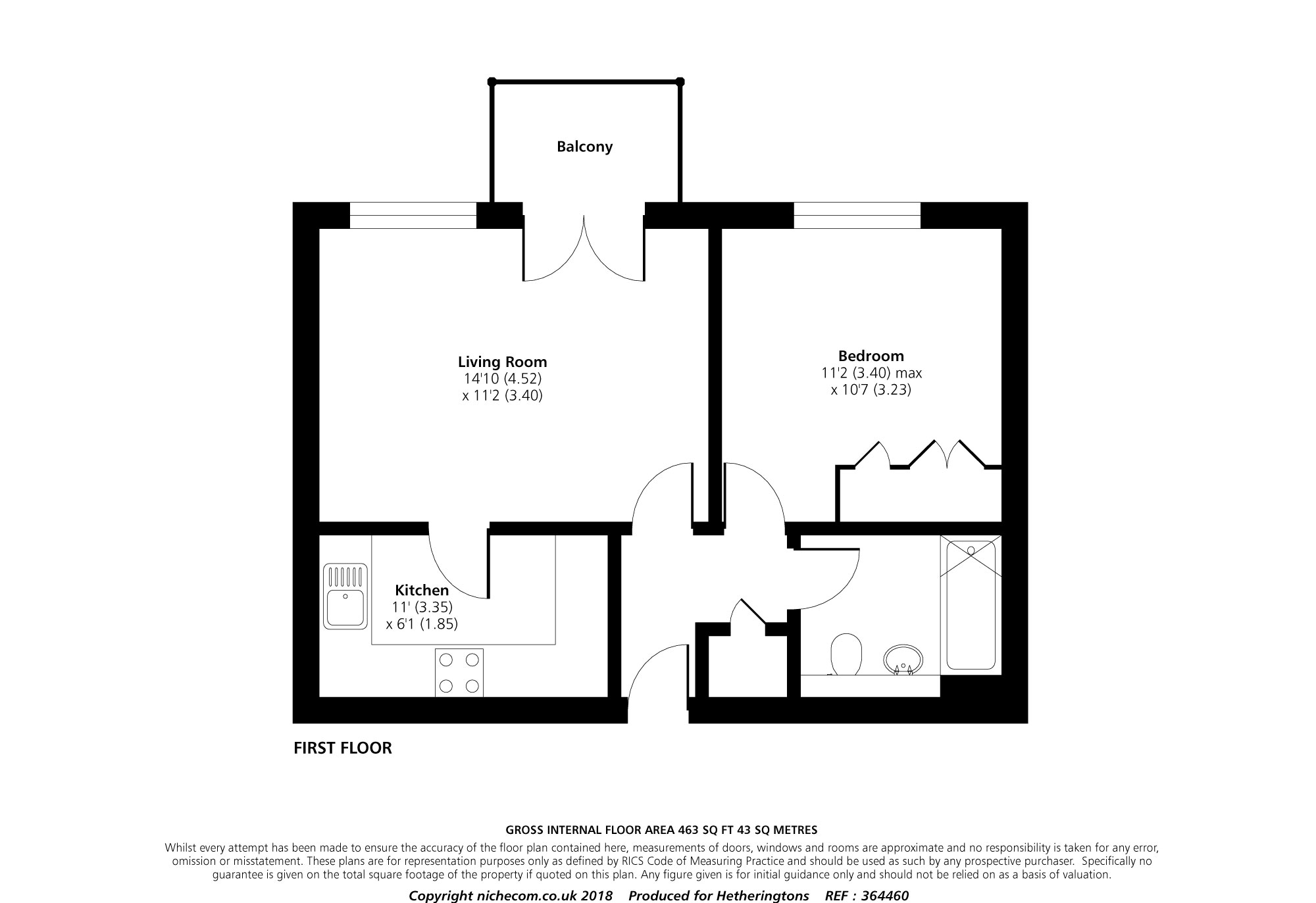 1 Bedrooms Flat to rent in High Street, Rickmansworth WD3