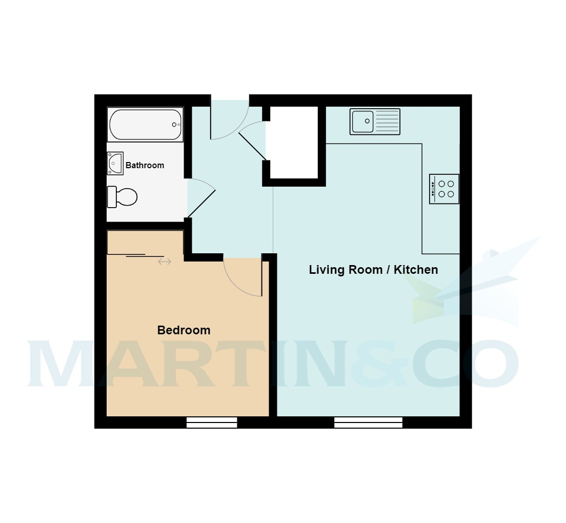 Apartment 102, Fox House, Derby floorplan