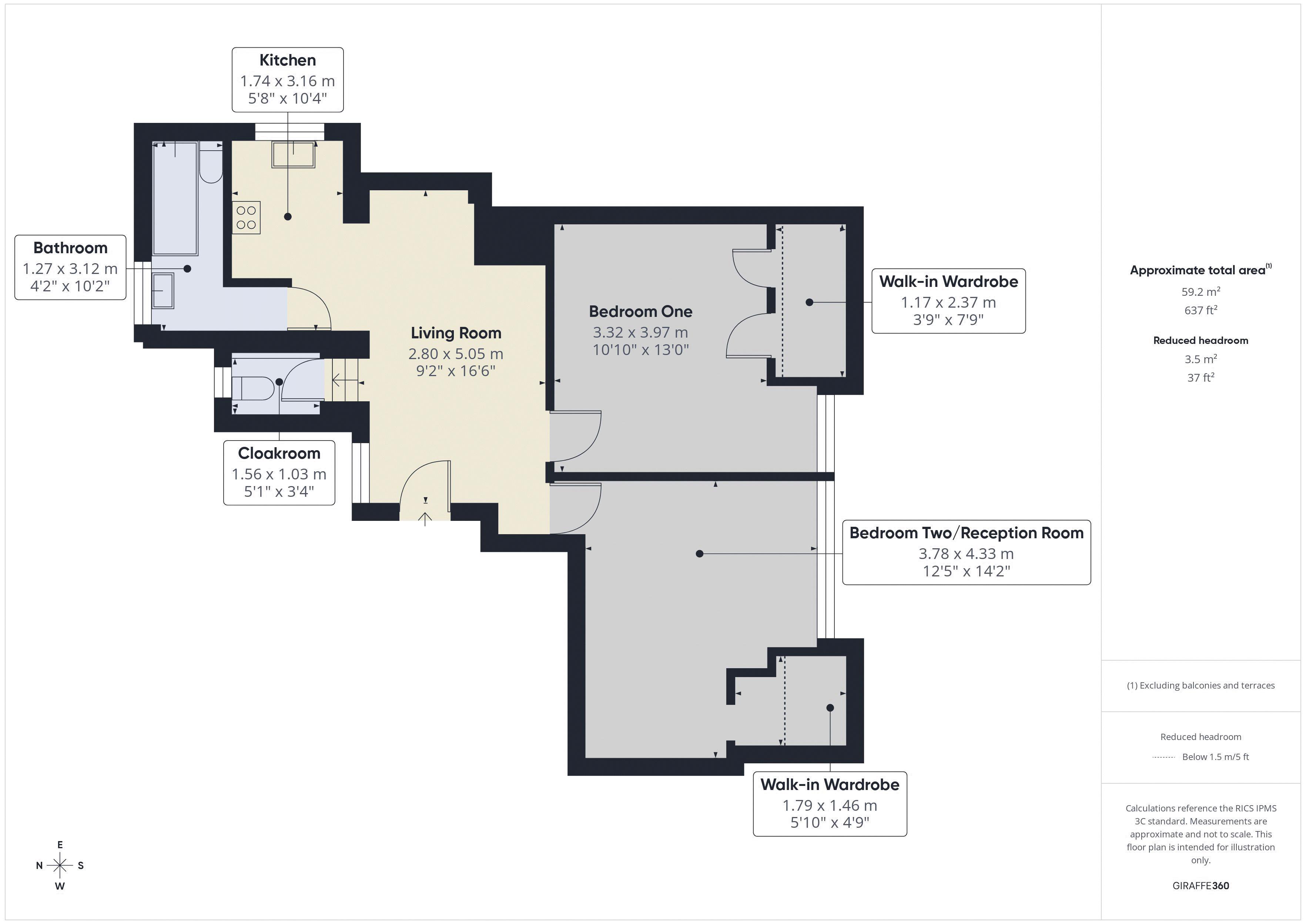 6 The Chestnuts, 66 Harestone Valley Road, Caterham floorplan