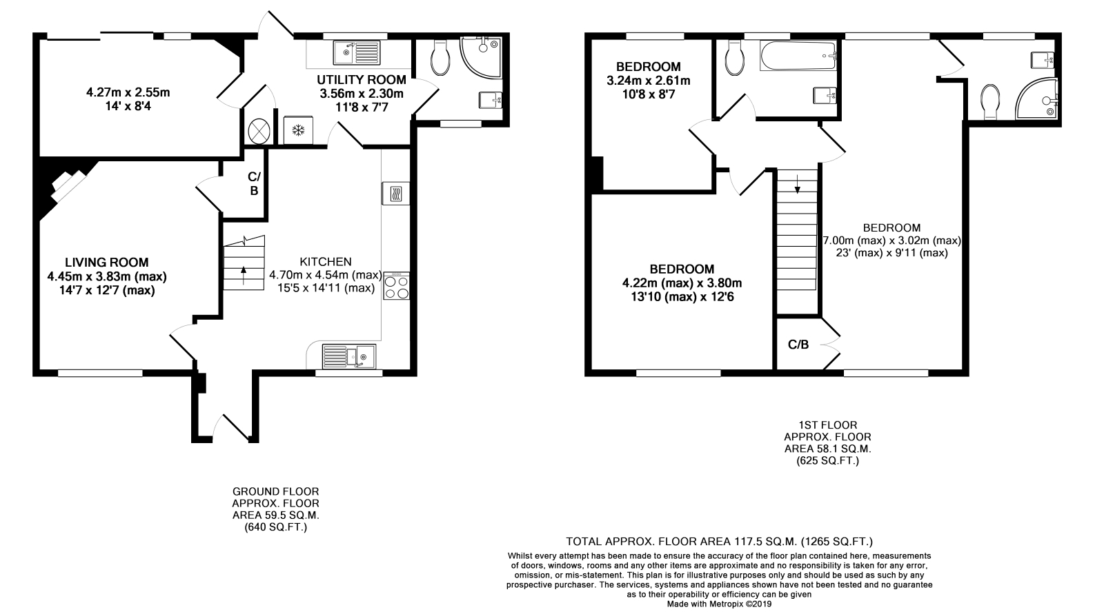 Holibobs, 16 Lower Elms, Tredrizzick floorplan