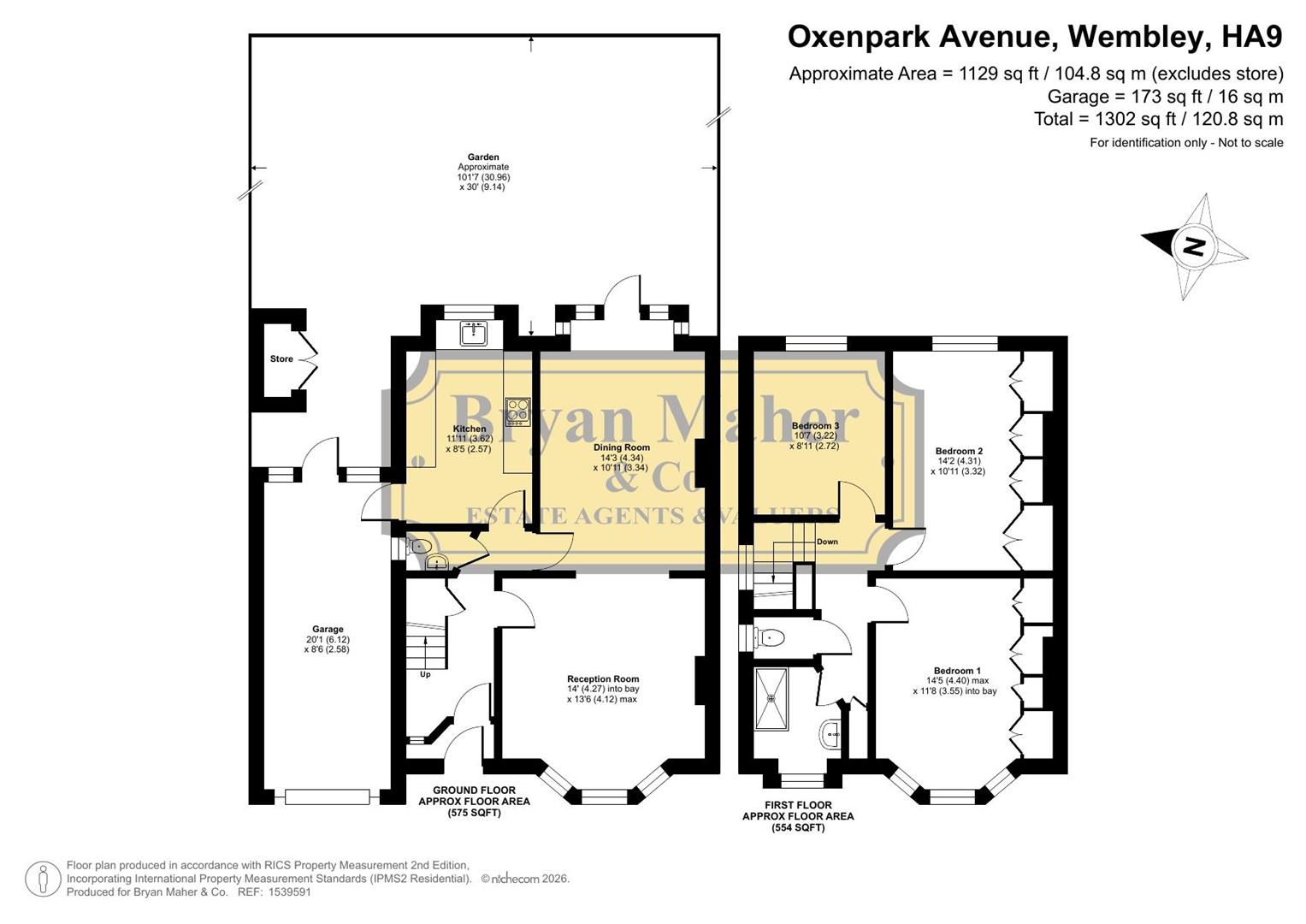 Oxenpark Avenue, Wembley floorplan
