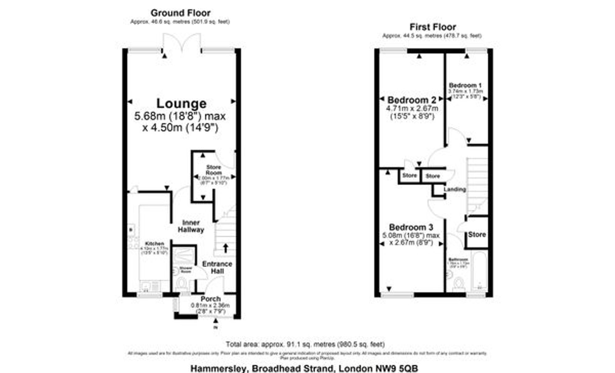 6 Blenheim Lower Strand, London floorplan