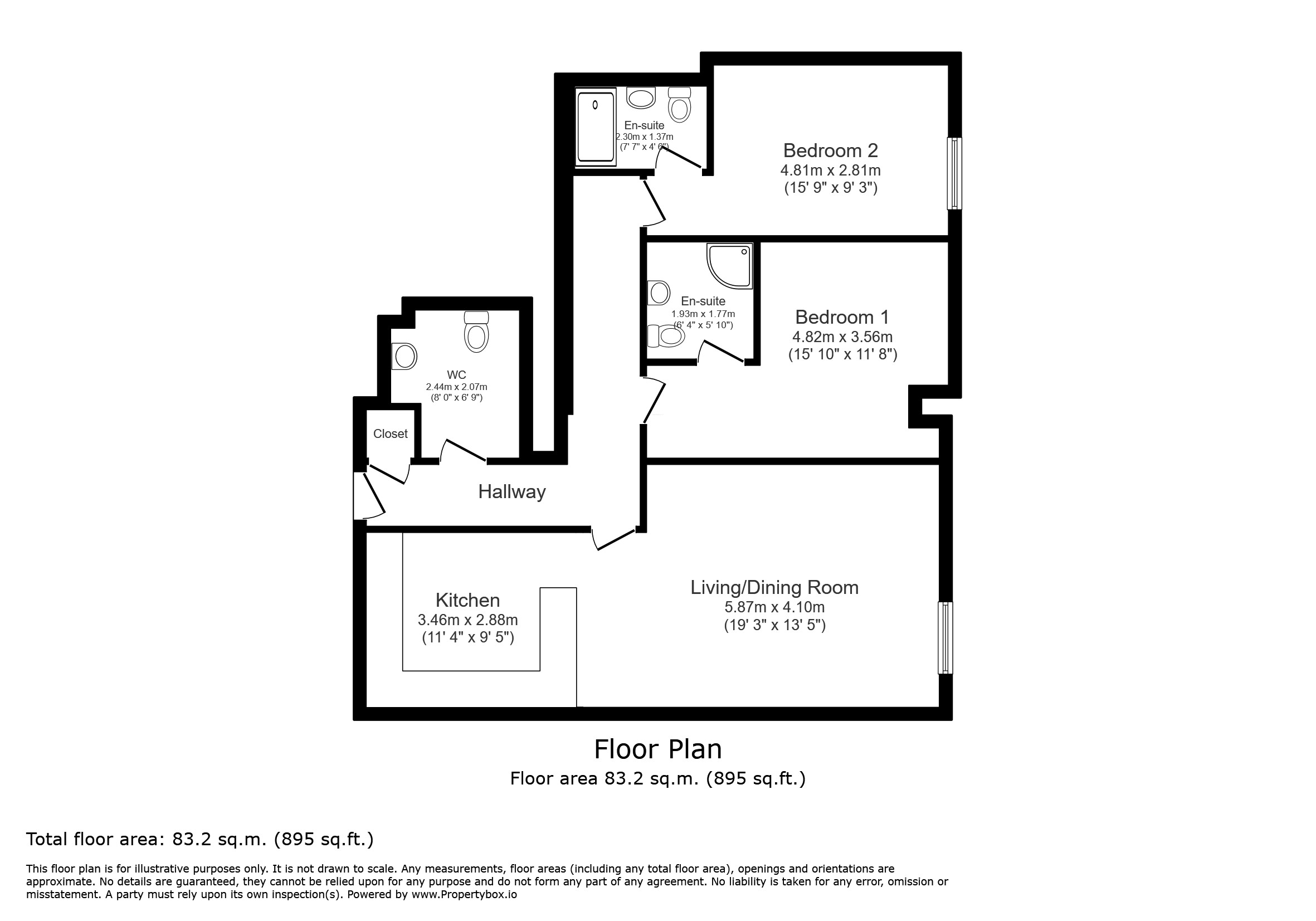 12 Manera Apartments floorplan