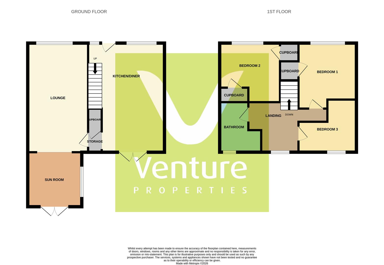 3, Hawes Crescent, Crook floorplan