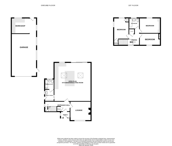 Worsley Road, Camberley floorplan