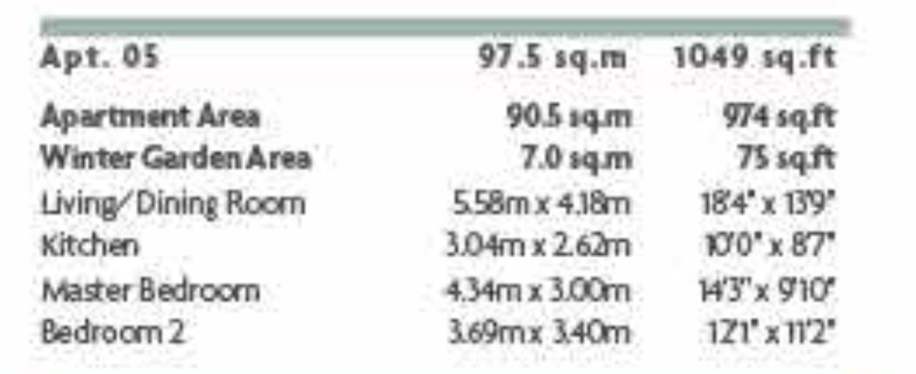 Apartment 231, Carrara Tower, London floorplan
