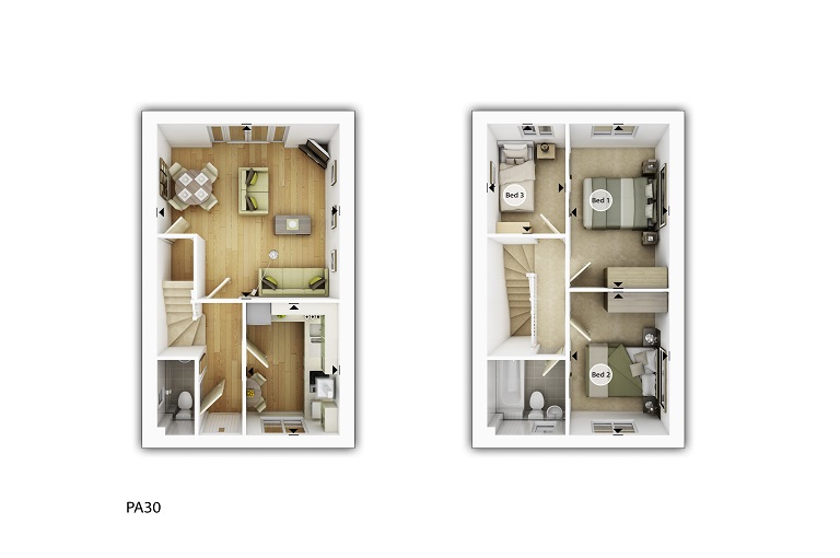 3 Bedrooms Terraced house for sale in Cameron Avenue, Plot 85, Preston PR3