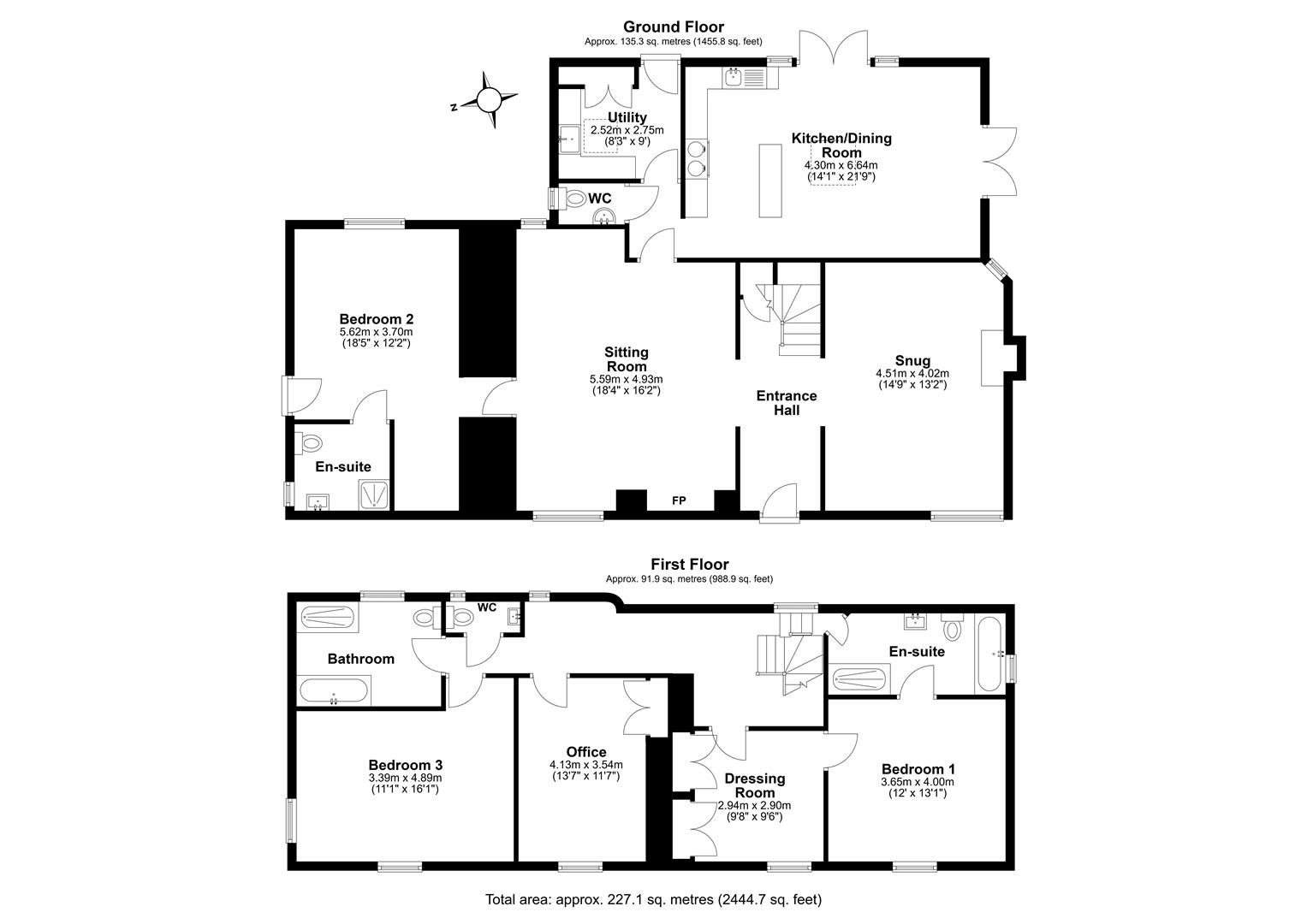 Pitt House, 2 Church End Road, Newton Abbot floorplan