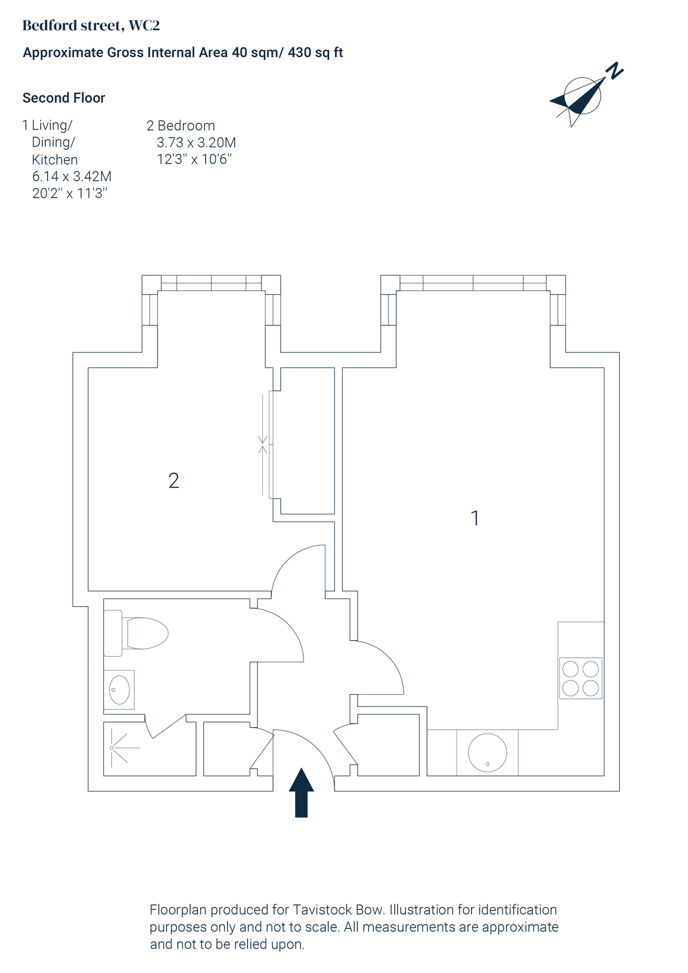 Apartment 12, 19 Bedford Street, Covent Garden floorplan