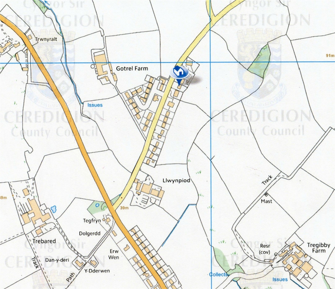 4 bed detached house for sale in Prenderw, Ferwig Road, Cardigan