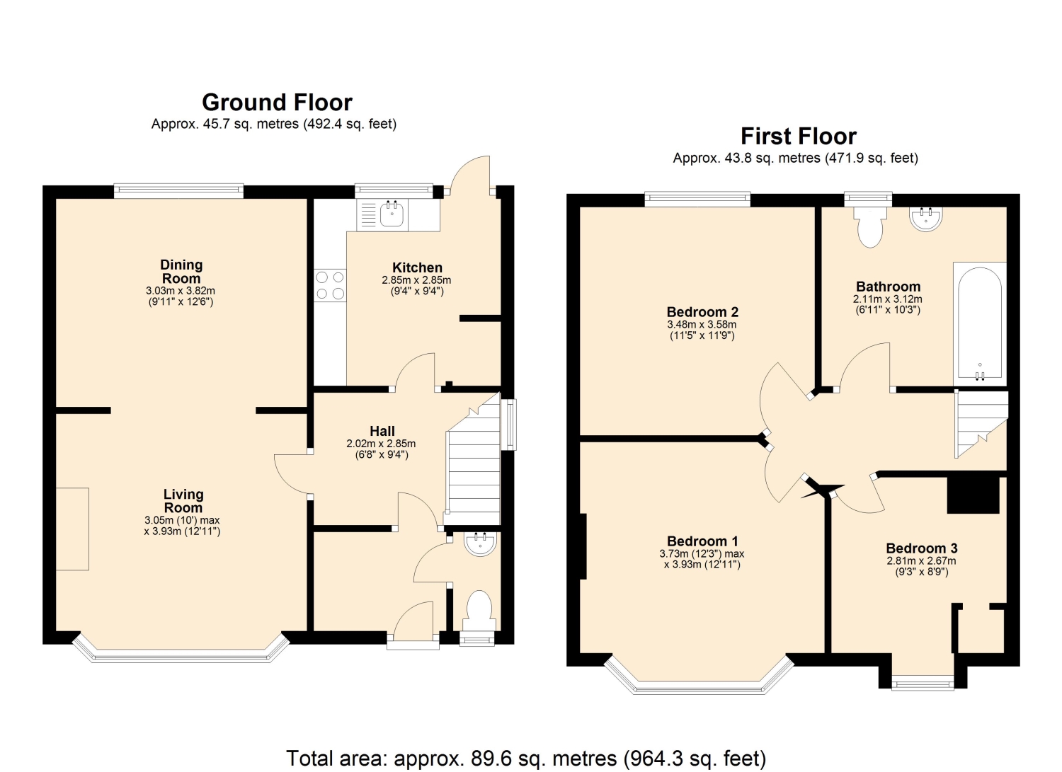 18, Wayside Crescent, North Yorkshire floorplan