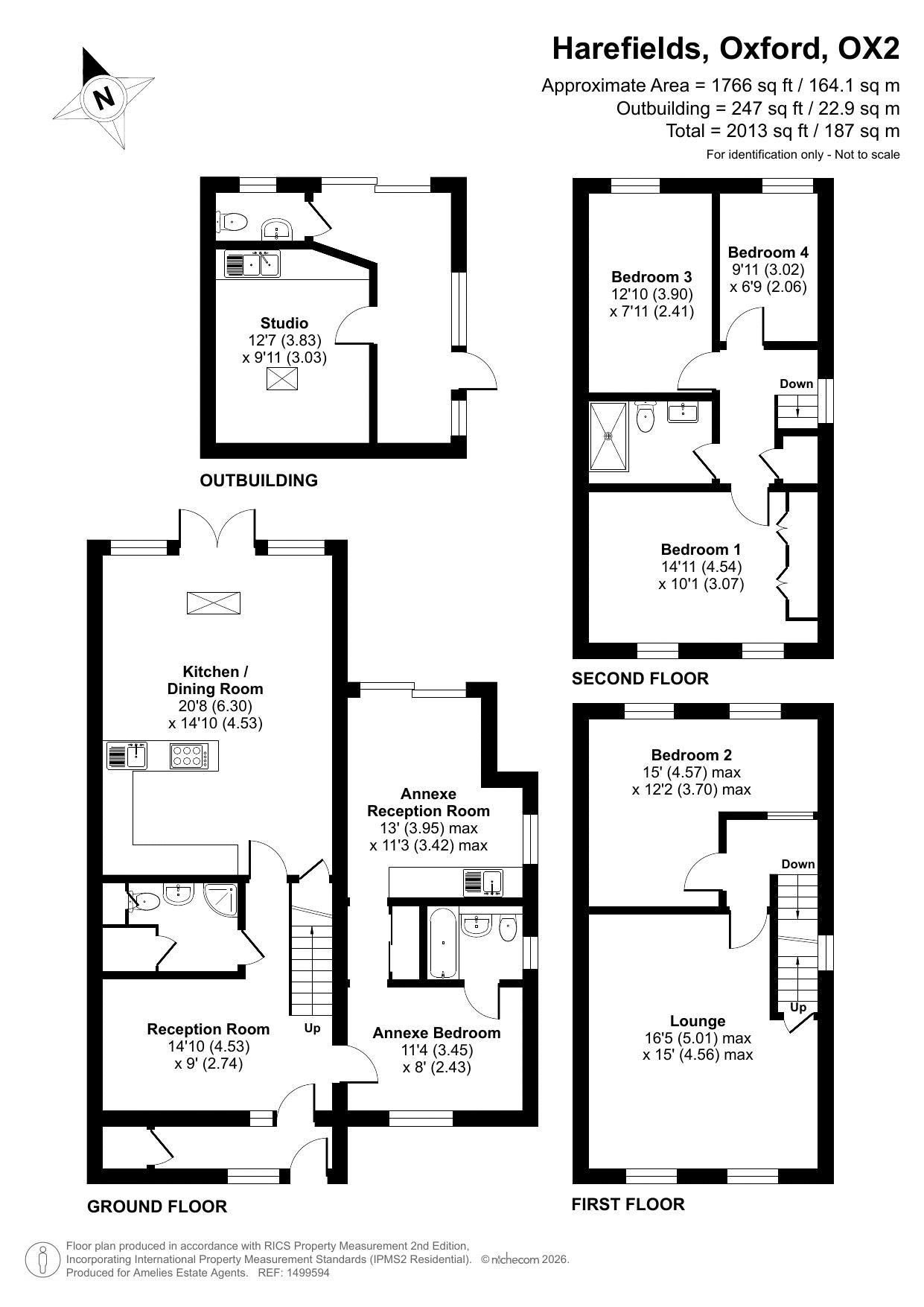 59, Harefields, Oxford floorplan