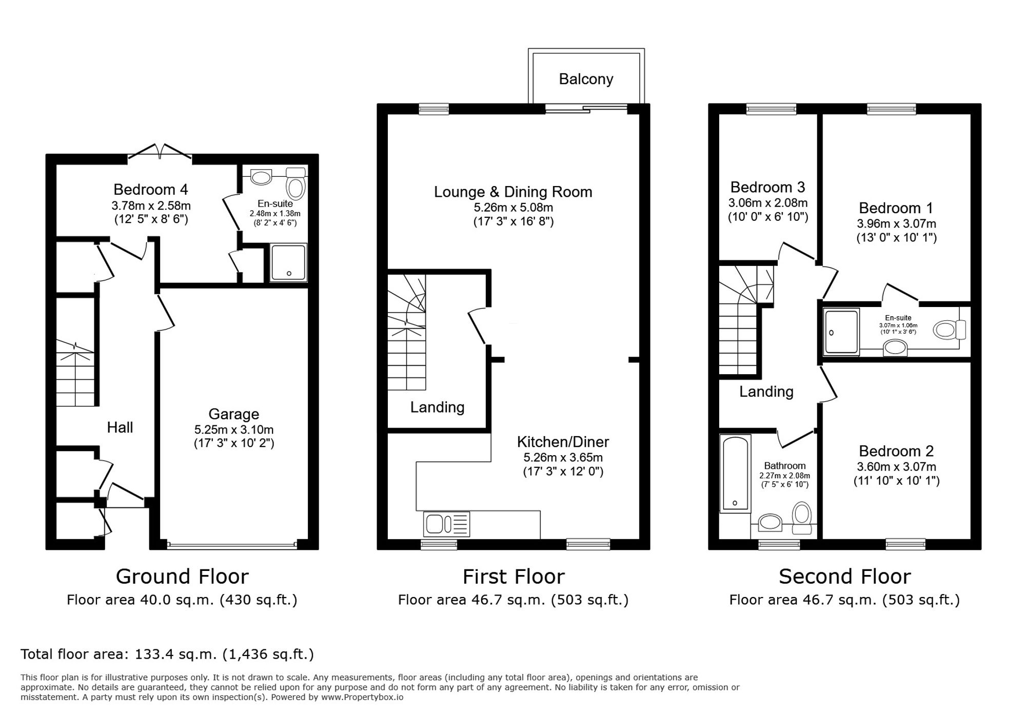 8 Telford Close, Conwy floorplan