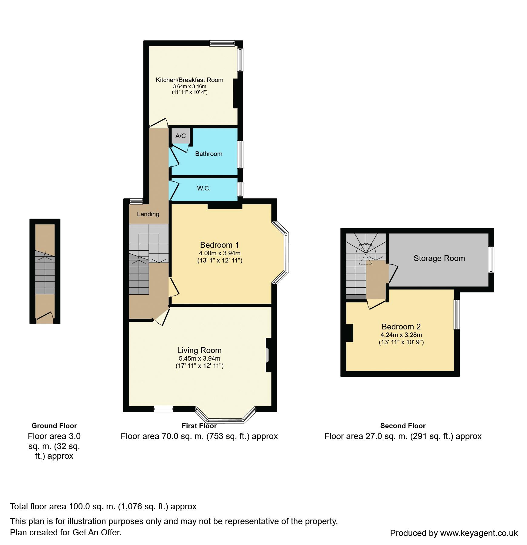 2 Bedrooms Flat for sale in St. Michaels Road, Aldershot, Hampshire GU12