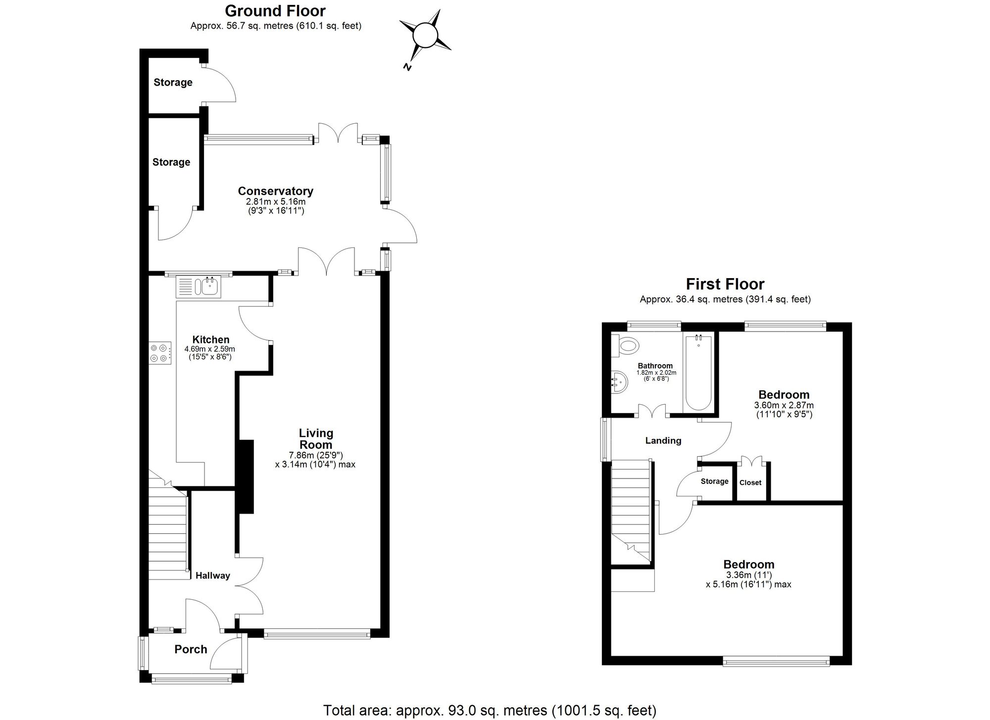 674 New North Road, Ilford floorplan