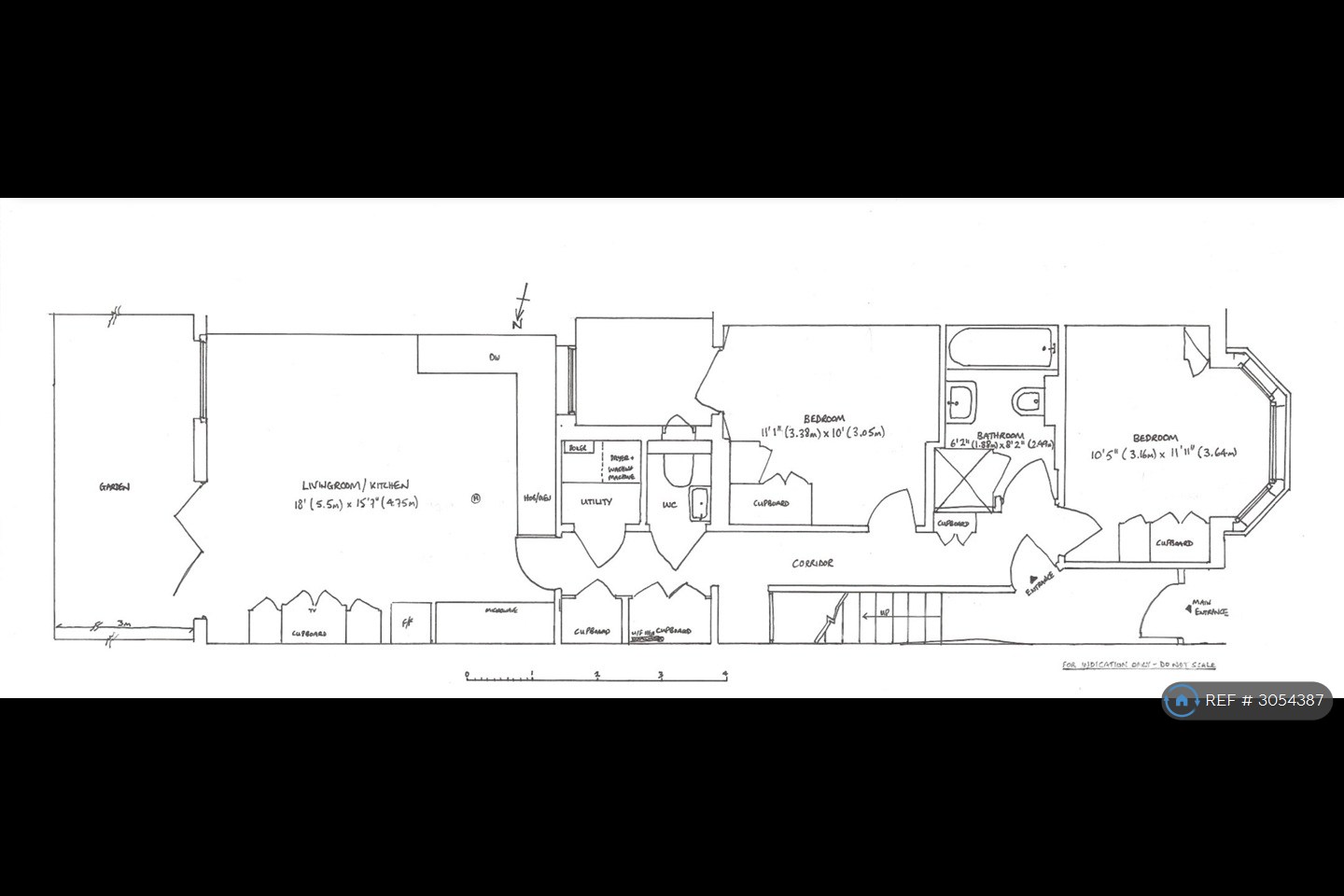Ground Floor Flat Flat   Almeric Road, Battersea, London floorplan