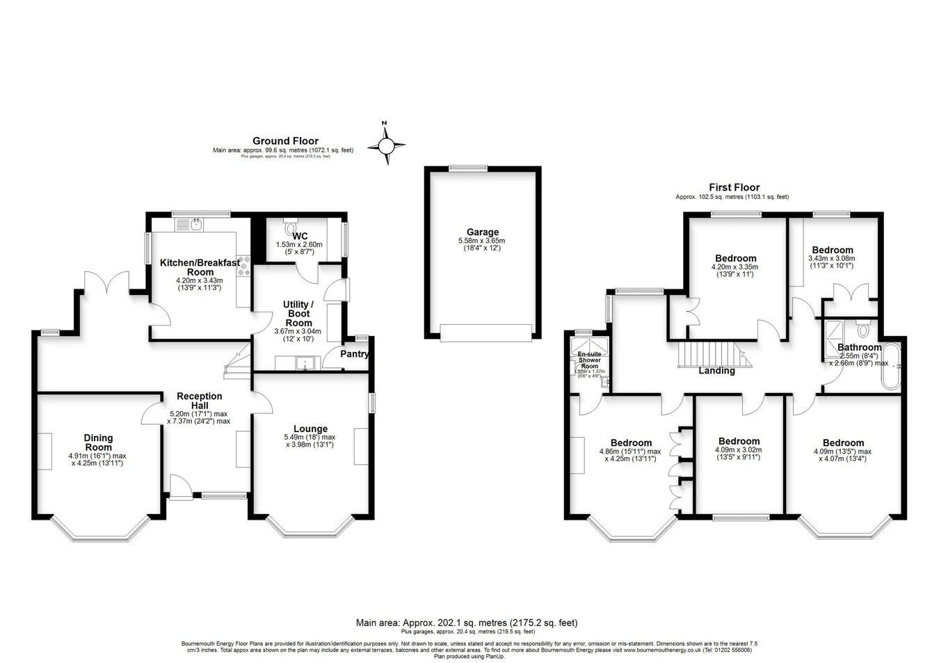 32, Queens Park West Drive, Bournemouth floorplan