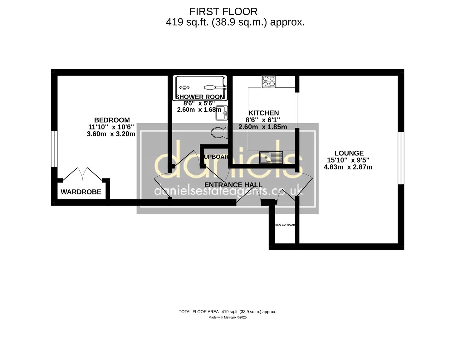 14, Campion Court, Elmore Close, Middlesex floorplan
