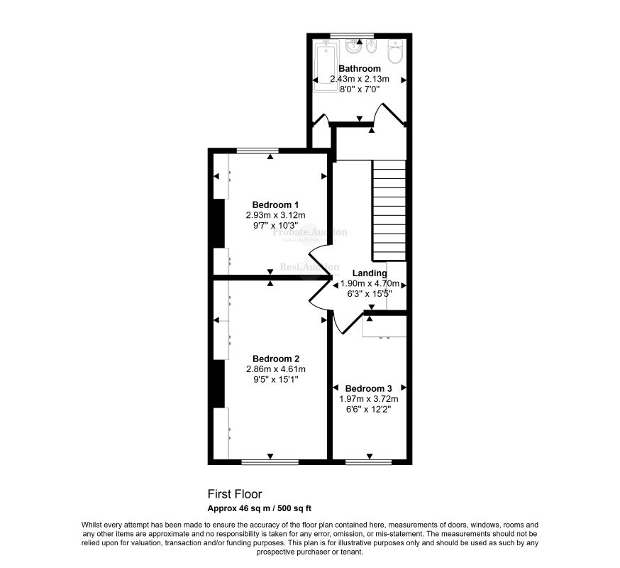 427, North Road, Darlington floorplan