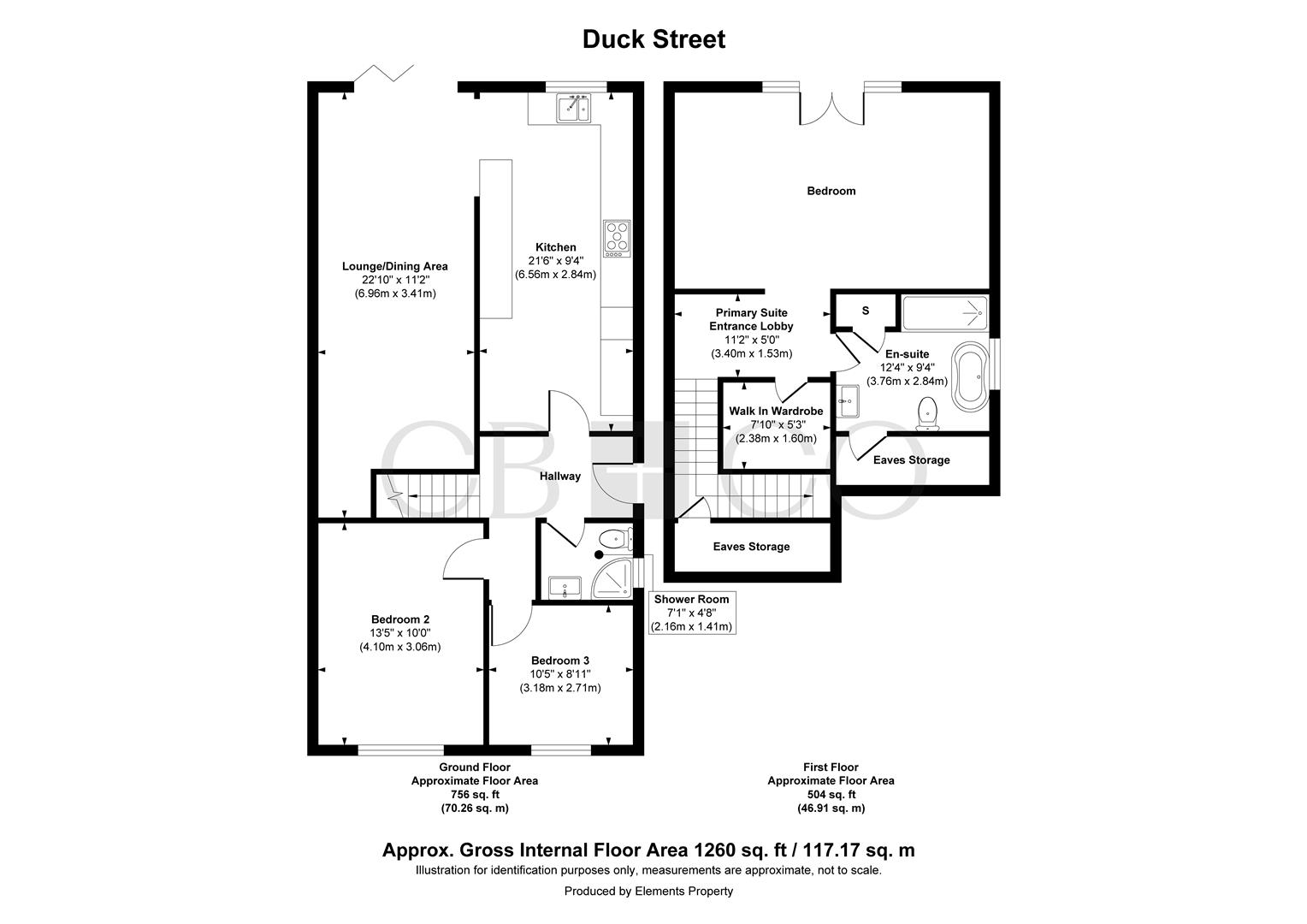 98, Duck Street, Derby floorplan