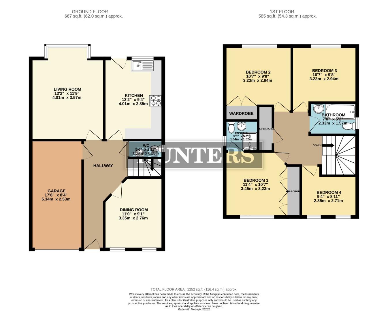 10, Maple Close, Scunthorpe floorplan