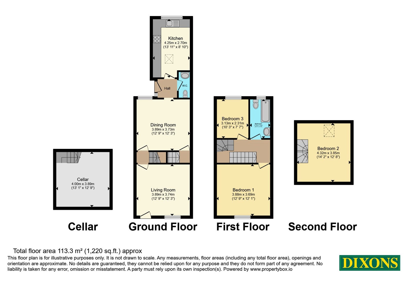 155, Stourbridge Road, Worcestershire floorplan