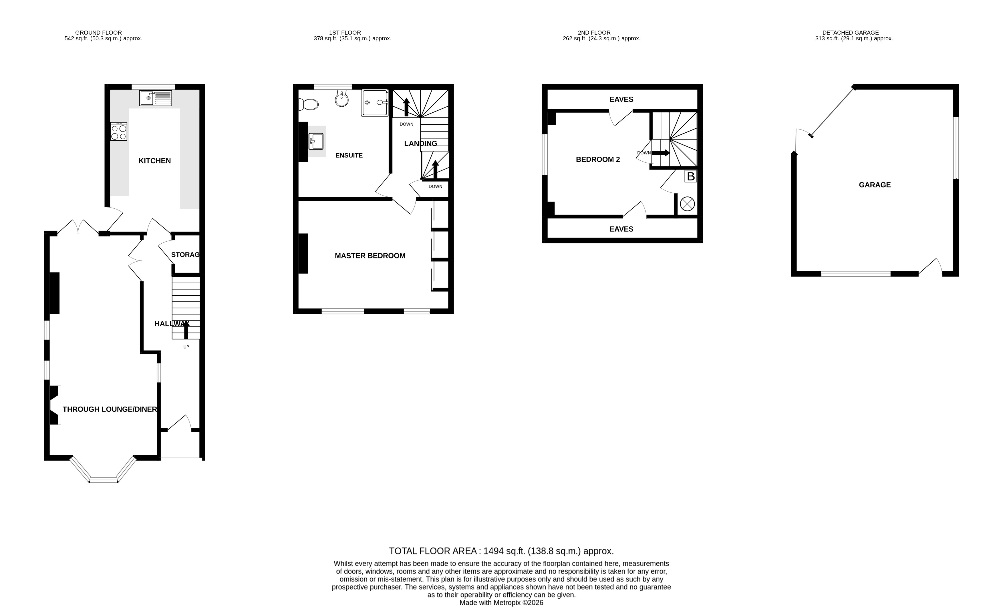 50, Clinton Lane, Kenilworth floorplan