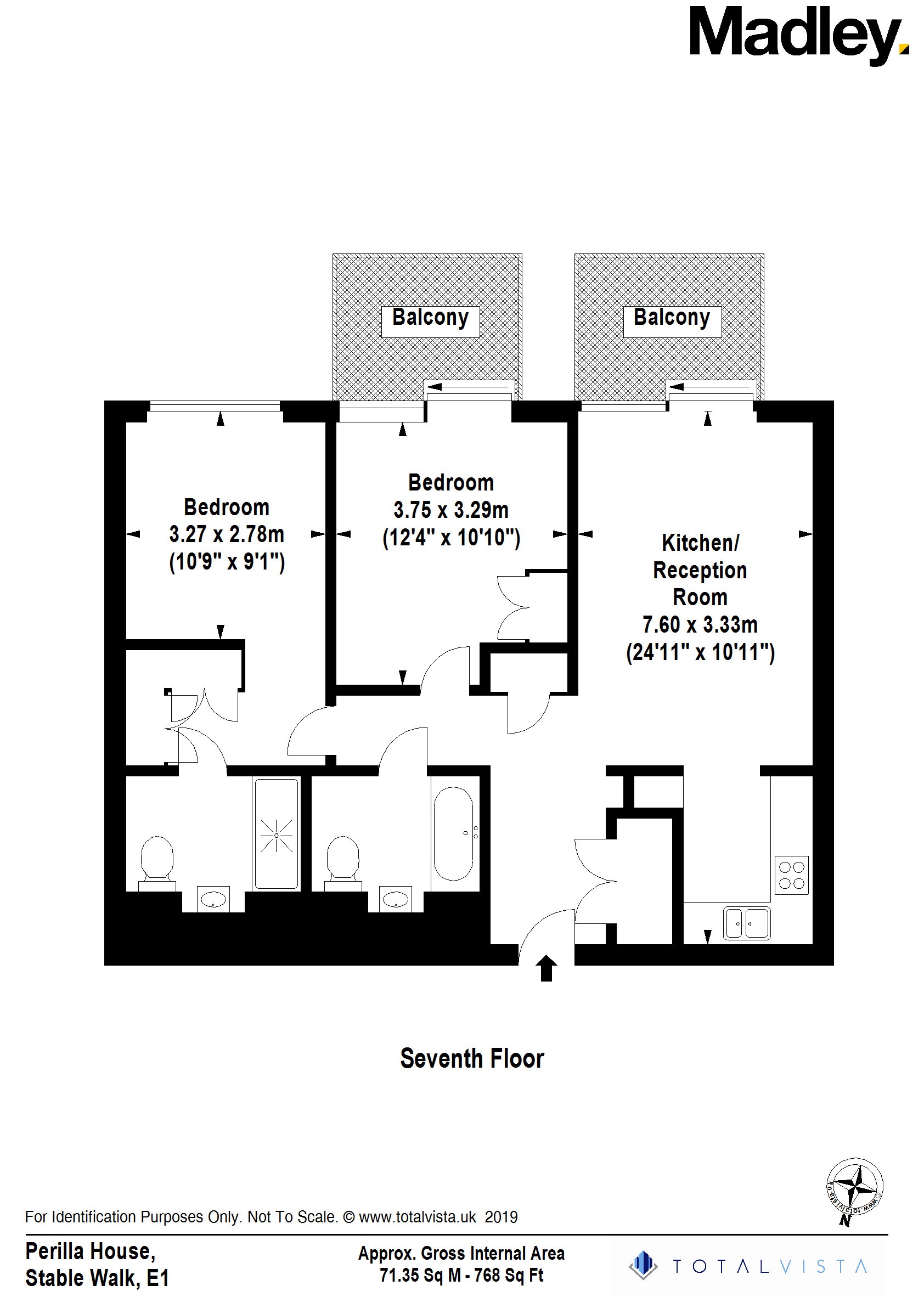2 Bedrooms Flat for sale in Perilla House, Goodmans Fields, 17 Stable Walk, London E1