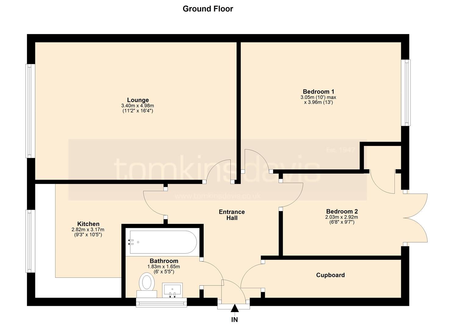 10, Grosvenor Avenue, Middlesex floorplan