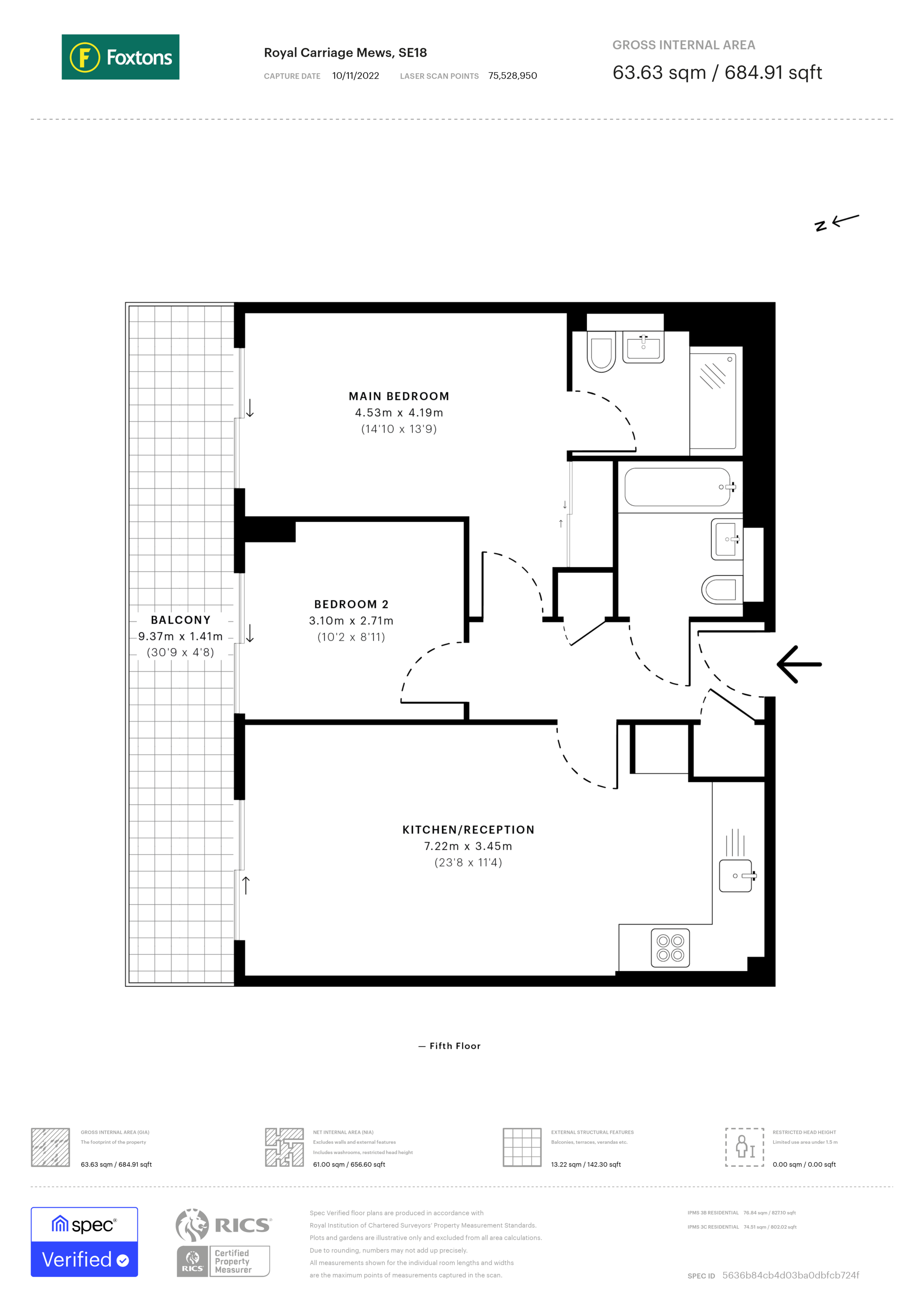 West Carriage House, Woolwich Riverside floorplan