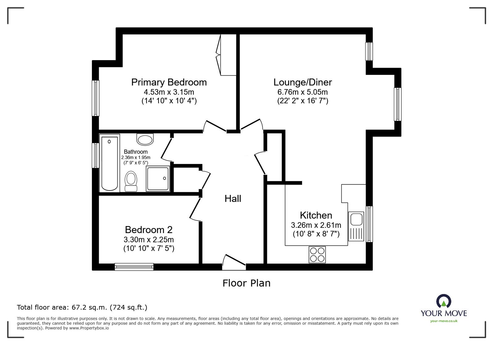 5, Pennine View Close, Carlisle floorplan