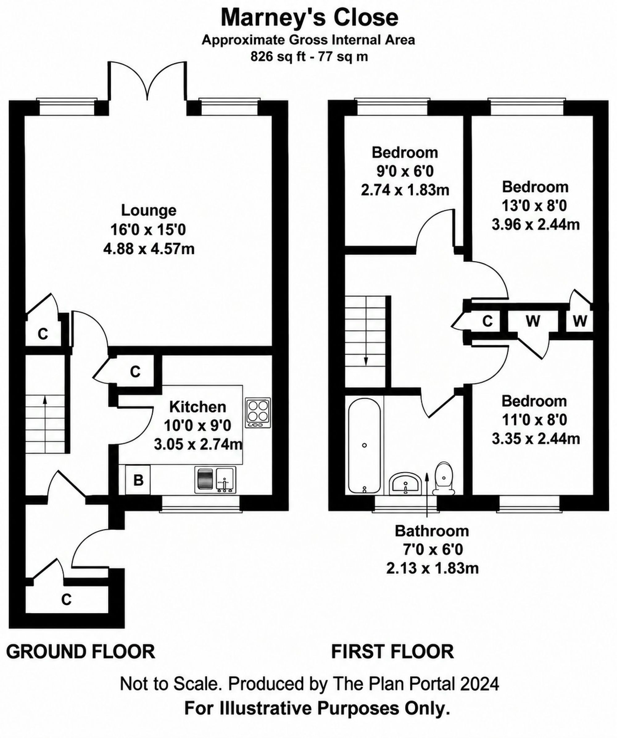 4, Marneys Close, Surrey floorplan