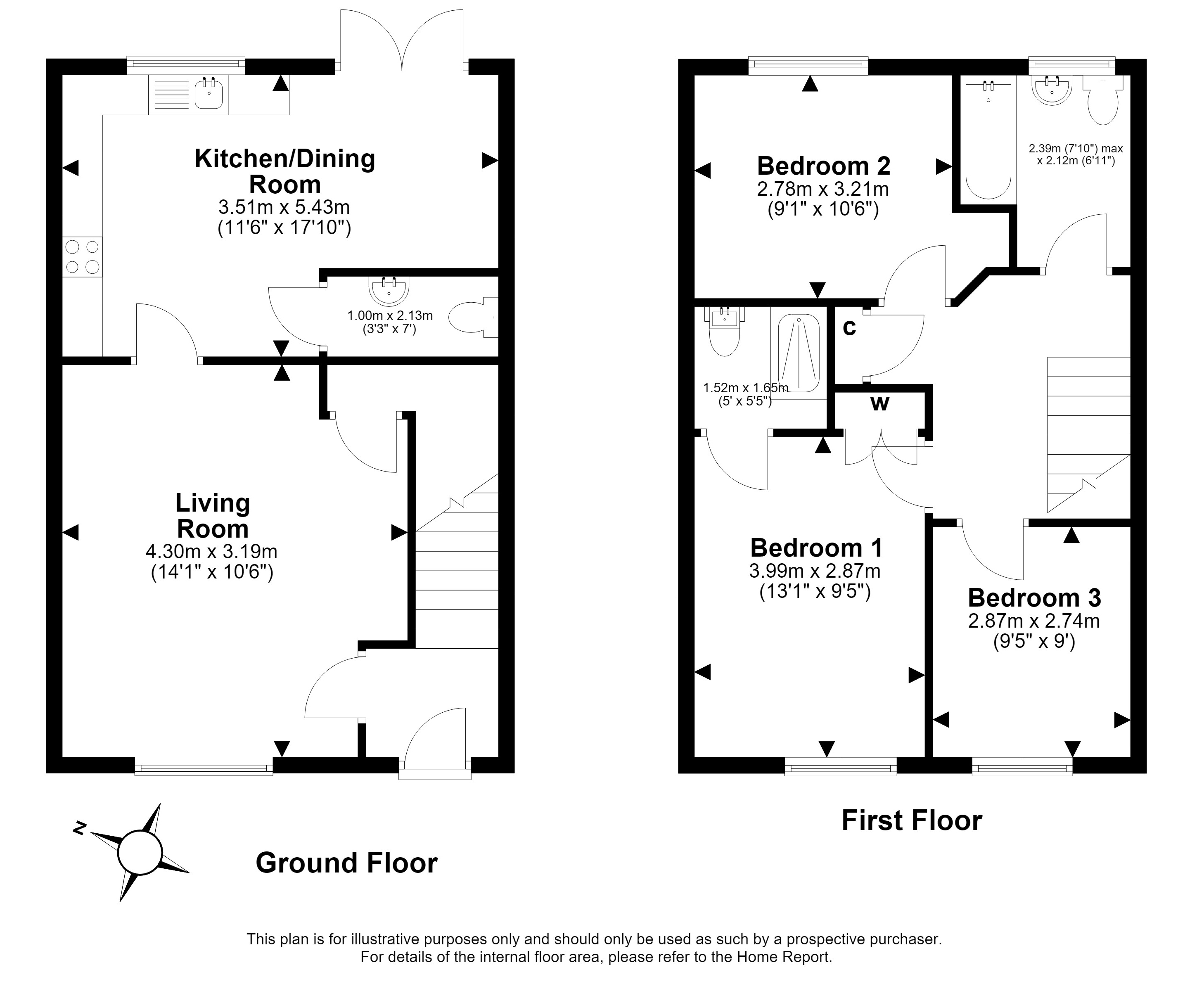 27, Old Dalmore Path, Auchindinny floorplan