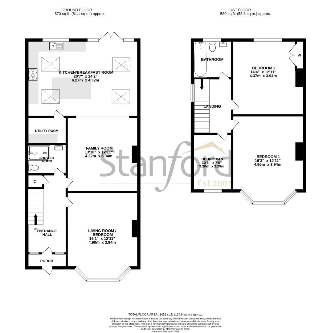 19, Porchester Road, Southampton floorplan