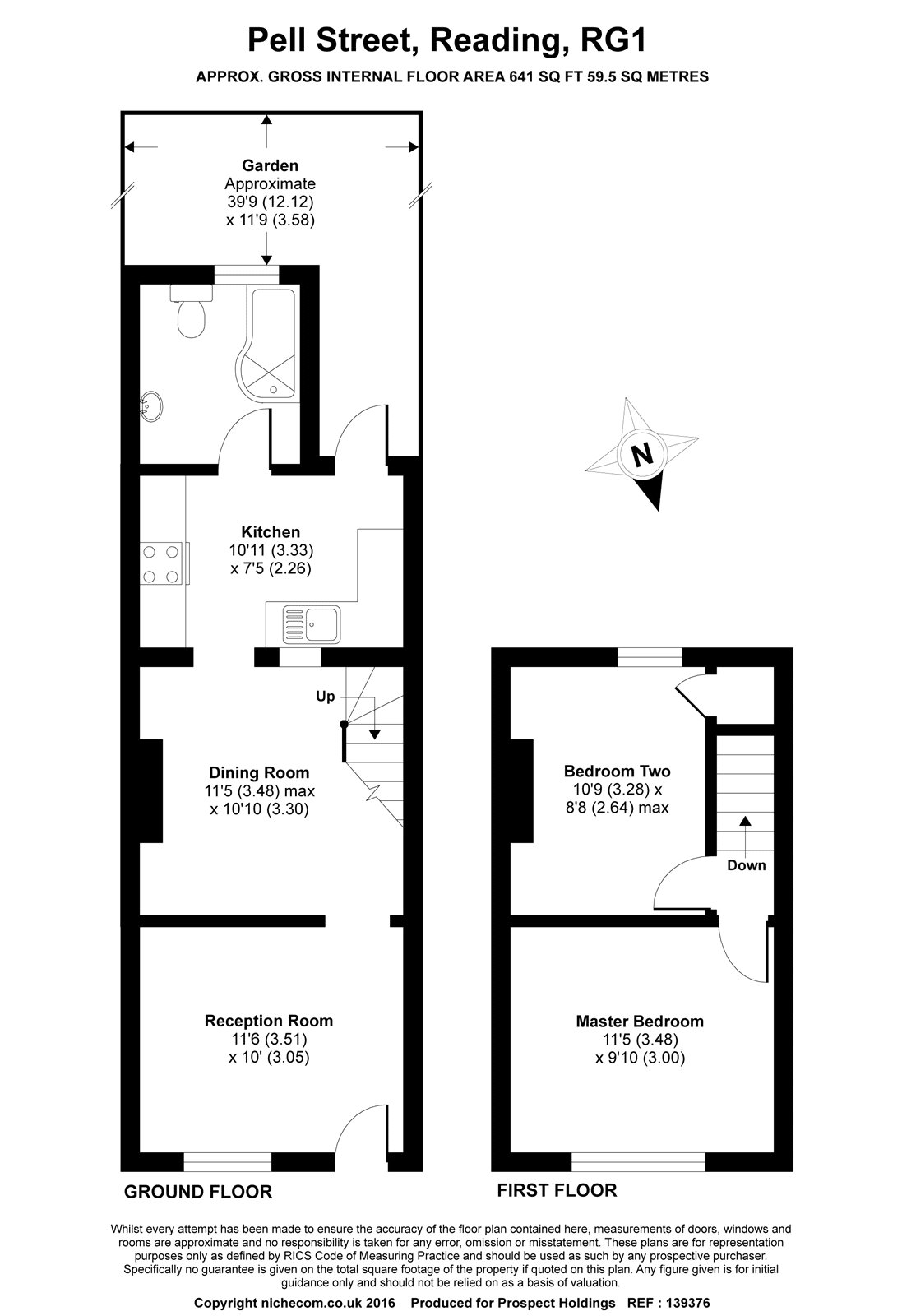 2 Bedrooms Terraced house to rent in Pell Street, Reading, Berkshire RG1