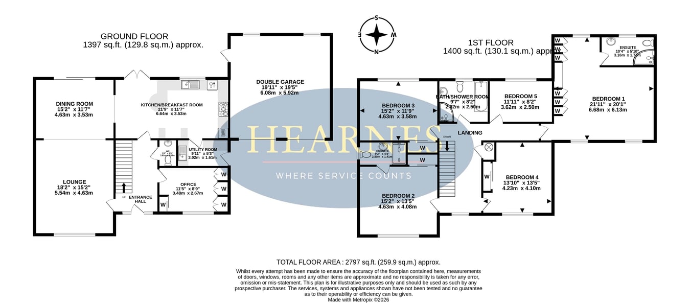 4 The Oaks, Brickyard Lane, Ferndown floorplan