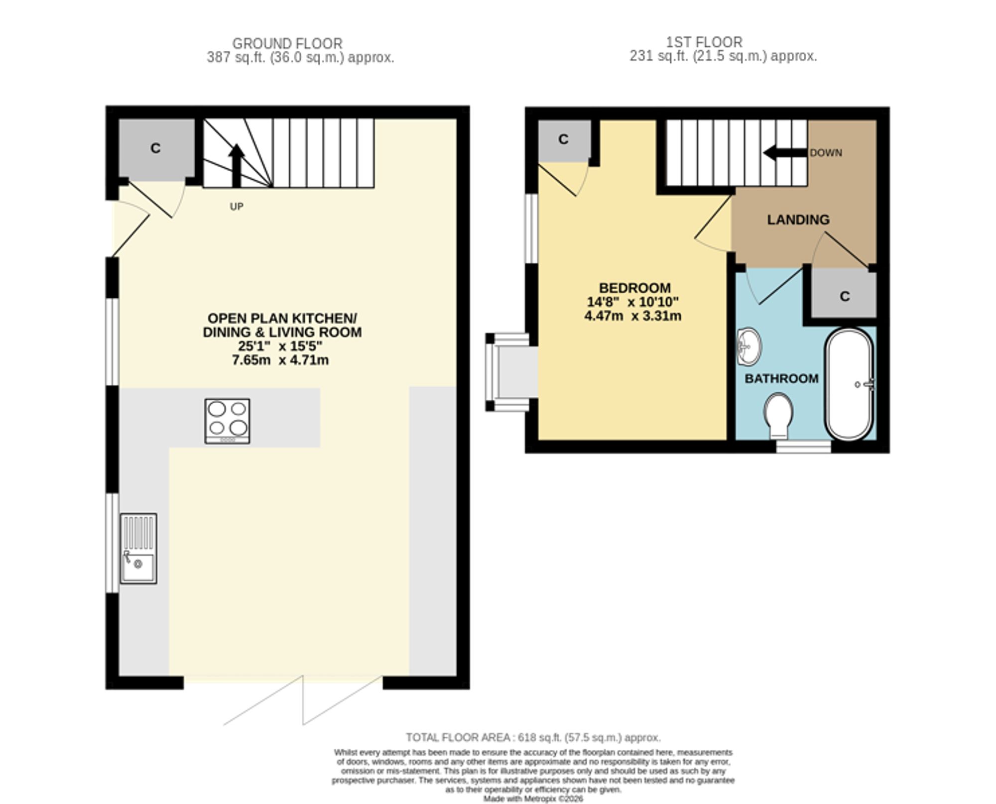 8 Astral Gardens, Southampton floorplan
